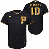Nike Pittsburgh Pirates #10 Bryan Reynolds Black Jersey,baseball caps,new era cap wholesale,wholesale hats